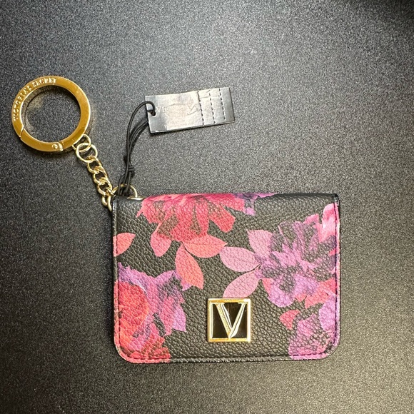 New -VICTORIAS SECRET Mini Wallet PURSE CARD KEYCHAIN - Picture 4 of 8